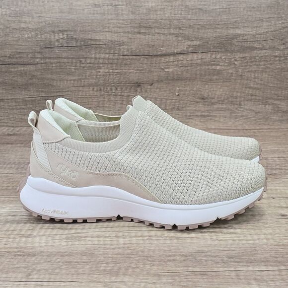 Ryka Jumpstart Women's Size 8.5M Beige Taupe Slip On Sneakers NEW - Picture 1 of 9